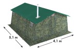 Берег Армейская палатка "10М2" (2-слойная, 21 кв.м)